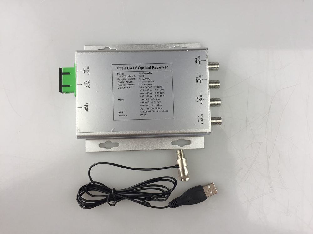 FTTH-USB-4RF+WDM